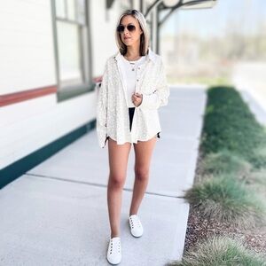 Animal Print Button Down NWOT